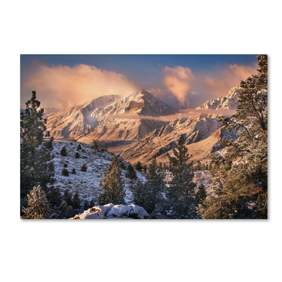 Trademark Fine Art 'Mountain Light' Canvas Art by Chris Moore