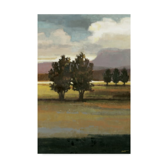 Trademark Fine Art 'Mountain Range I' Canvas Art by Norman Wyatt