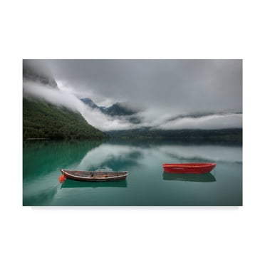 Trademark Fine Art 'Mountain Rustic Norway 7' Canvas Art by Maciej Duczynski