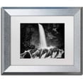 thumbnail image 1 of Trademark Fine Art 'Mountain Stream' Canvas Art by Philippe Sainte-Laudy, White Matte, Silver Frame, 1 of 1