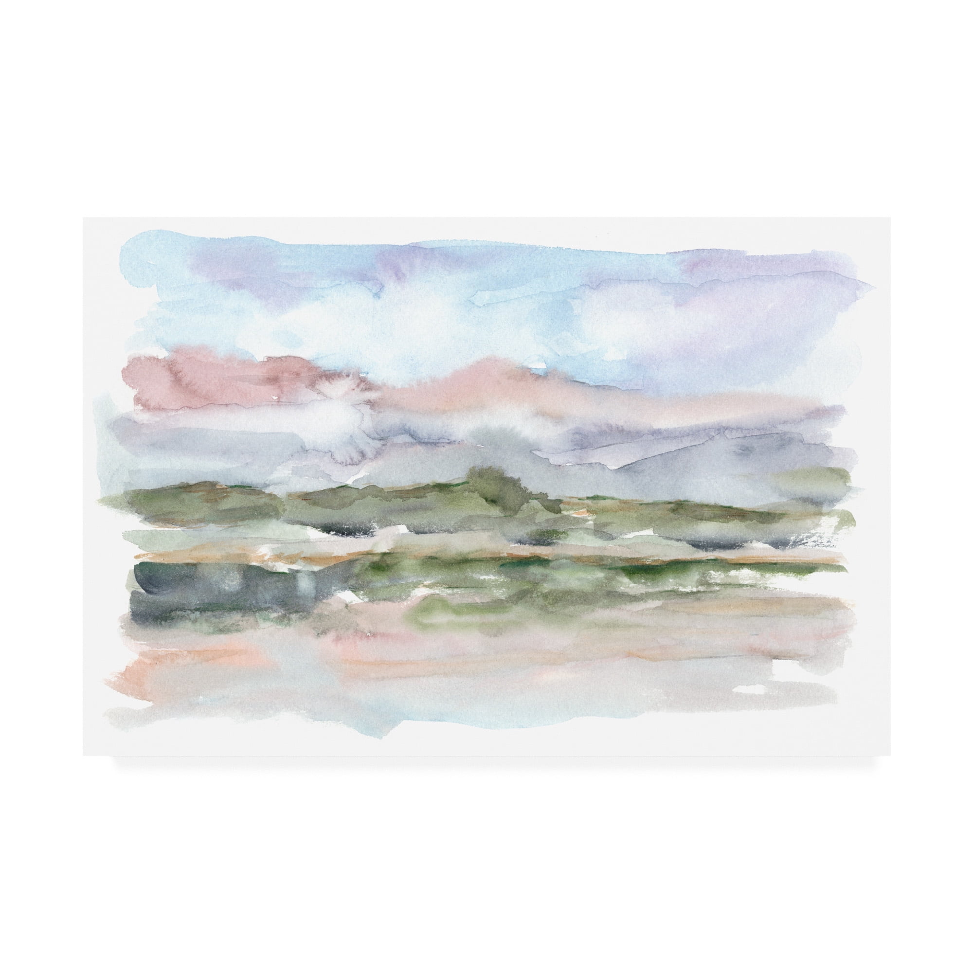Trademark Fine Art 'Mountain Watercolor V' Canvas Art by Ethan Harper