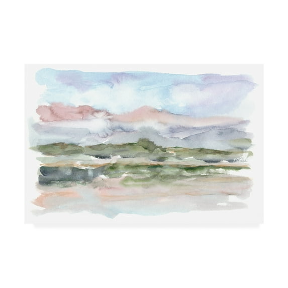 Trademark Fine Art 'Mountain Watercolor V' Canvas Art by Ethan Harper