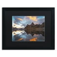 thumbnail image 1 of Trademark Fine Art 'Mountain of Fire' Black Framed Art by Mathieu Rivrin, 1 of 4