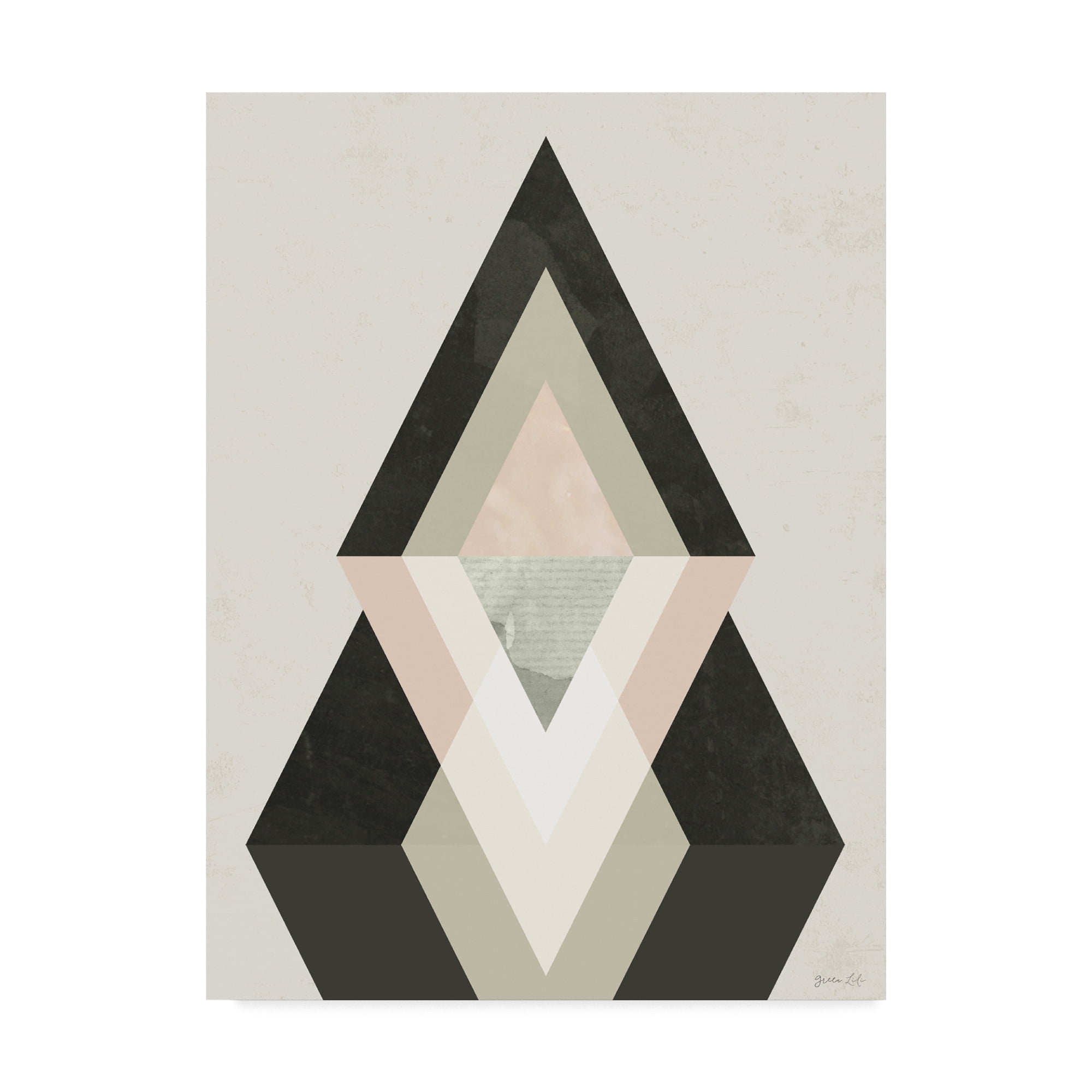 Trademark Fine Art 'Mountains Beyond Mountains II' Canvas Art by Green Lili