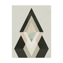 Trademark Fine Art 'Mountains Beyond Mountains II' Canvas Art by Green Lili