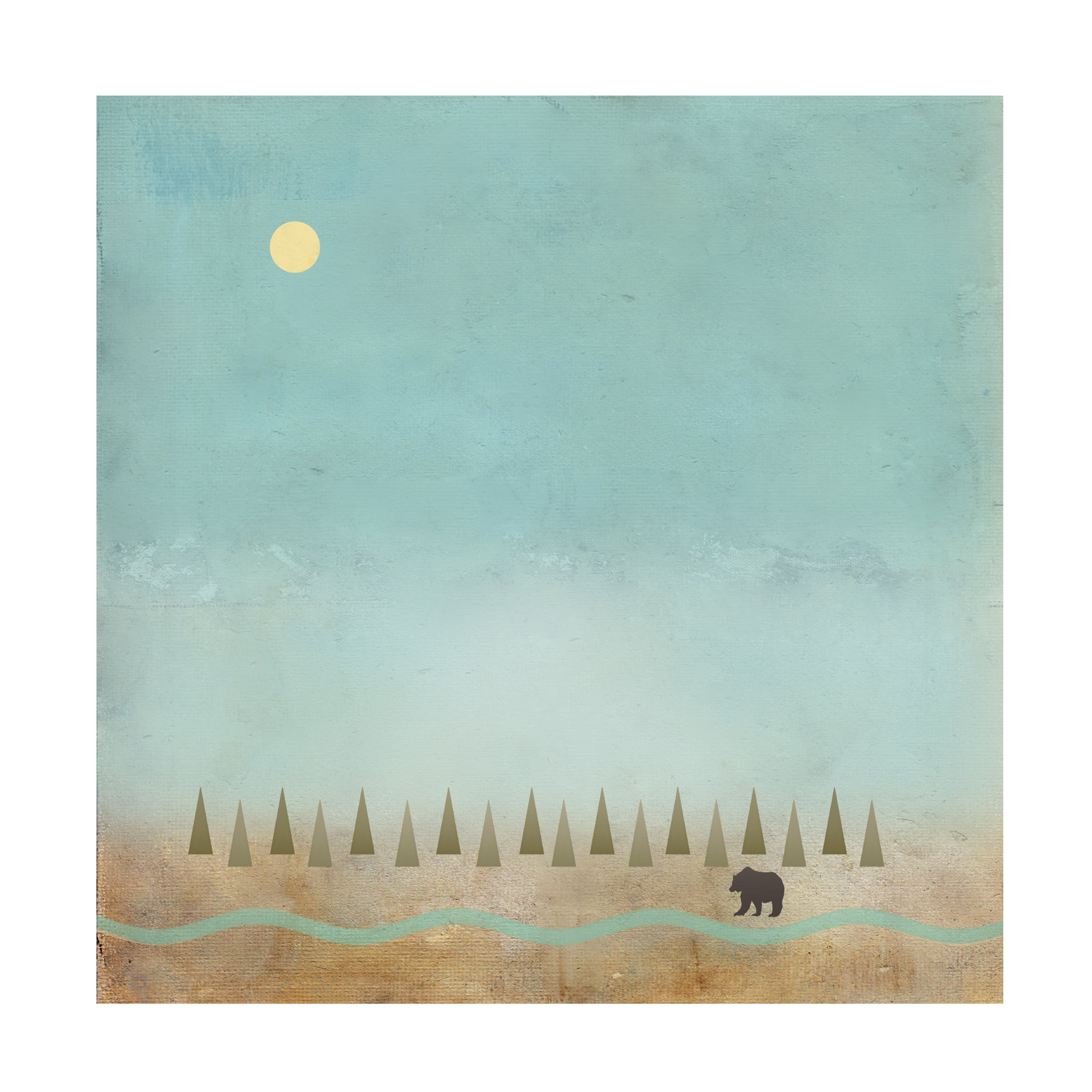 Trademark Fine Art 'Mountains in the Mist' Canvas Art by Tammy Kushnir