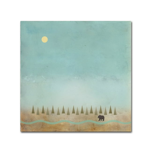 Trademark Fine Art 'Mountains in the Mist' Canvas Art by Tammy Kushnir