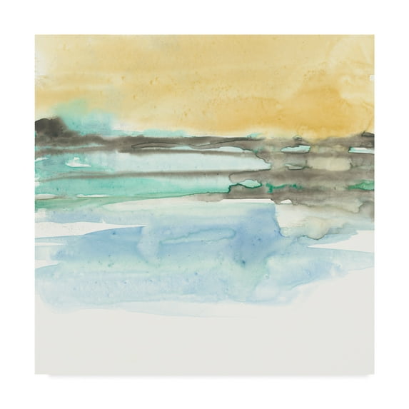 Trademark Fine Art 'Mountains to Sea IX' Canvas Art by Jennifer Goldberger