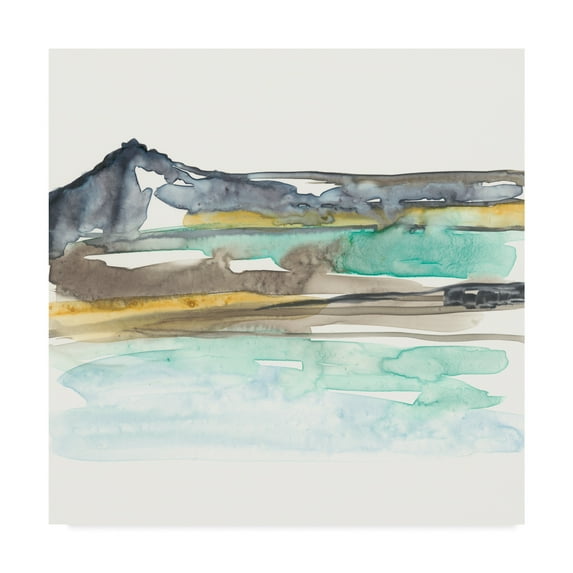 Trademark Fine Art 'Mountains to Sea VII' Canvas Art by Jennifer Goldberger