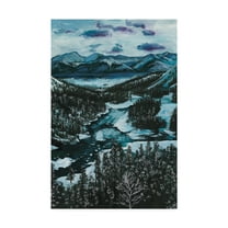 Trademark Fine Art 'Mountainscape I' Canvas Art by Melissa Wang