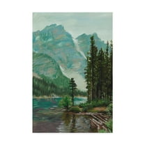 Trademark Fine Art 'Mountainscape III' Canvas Art by Melissa Wang