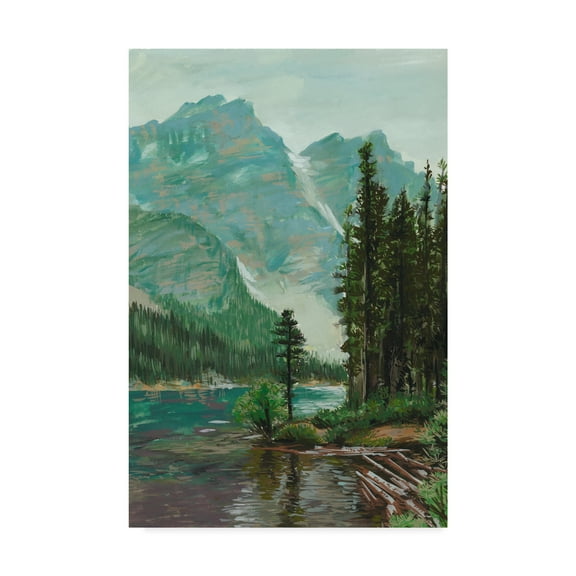 Trademark Fine Art 'Mountainscape III' Canvas Art by Melissa Wang