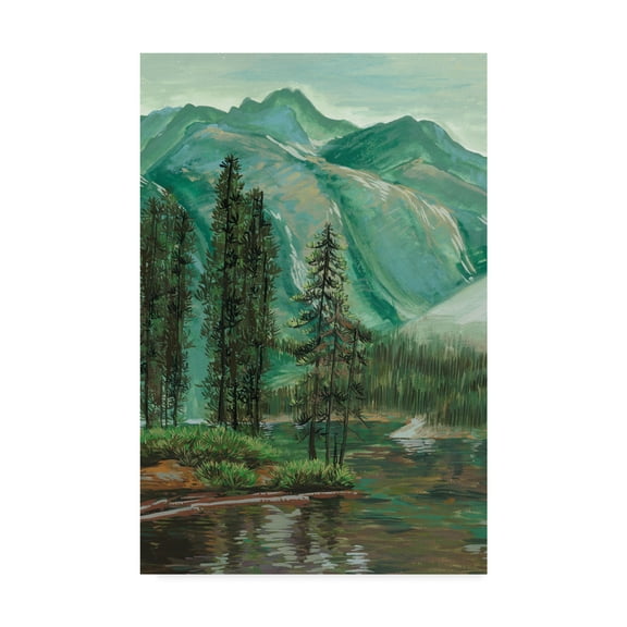 Trademark Fine Art 'Mountainscape IV' Canvas Art by Melissa Wang