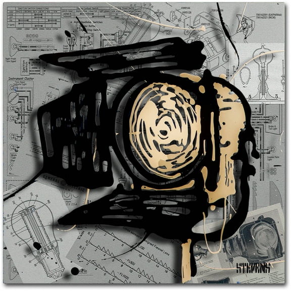 Trademark Fine Art "Movie Light" Canvas Art by Roderick Stevens
