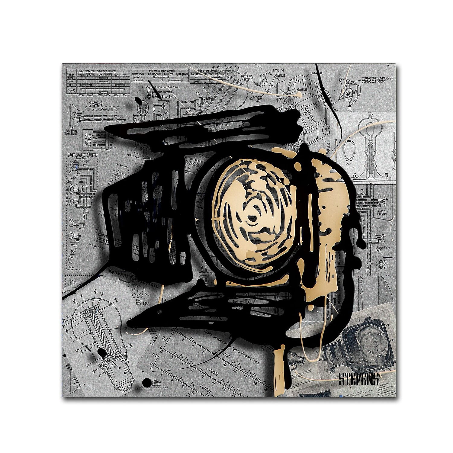 Trademark Fine Art "Movie Light" Canvas Art by Roderick Stevens