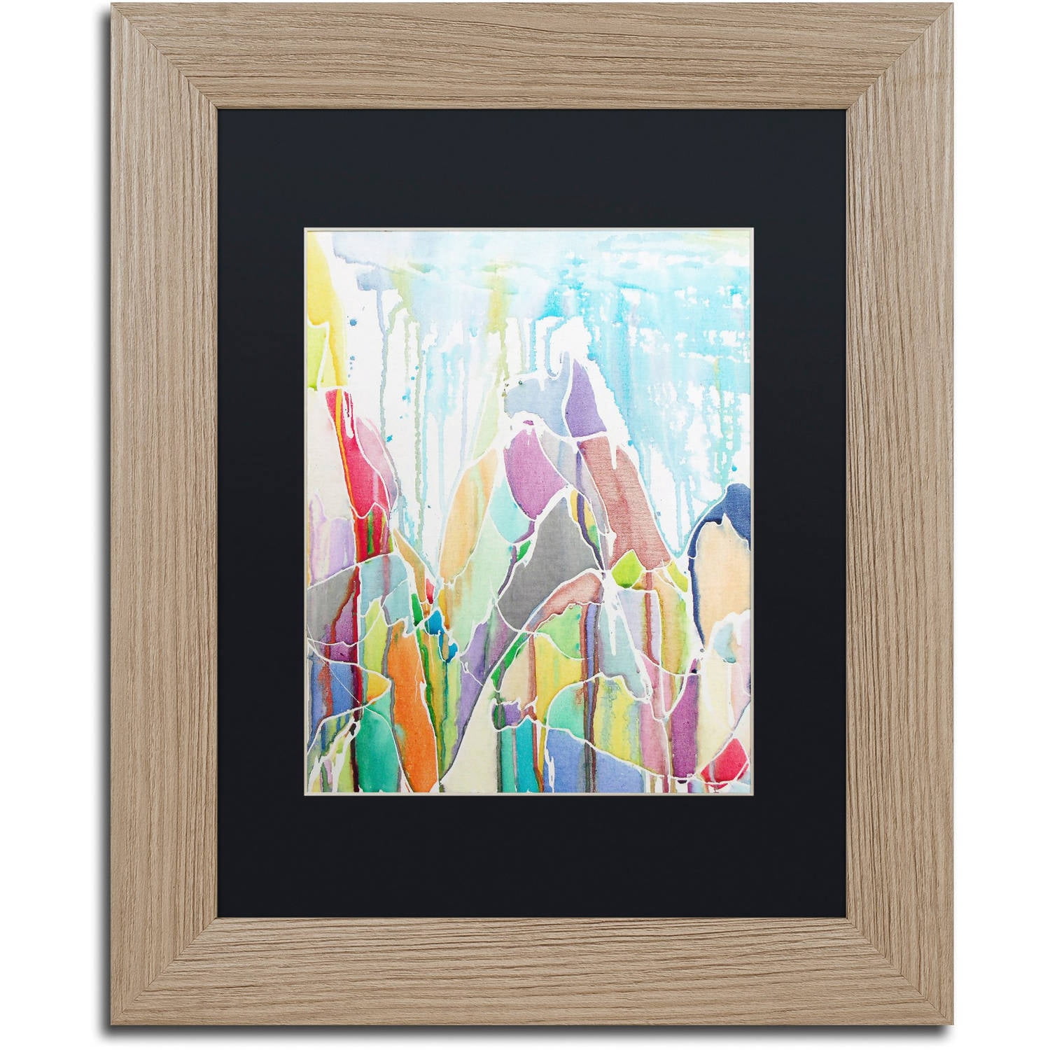 Trademark Fine Art "Mt. Whitney's Elbert" Canvas Art by Lauren Moss Black Matte, Birch Frame