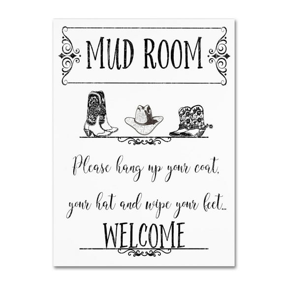 Trademark Fine Art 'Mud Room 5' Canvas Art by Jean Plout