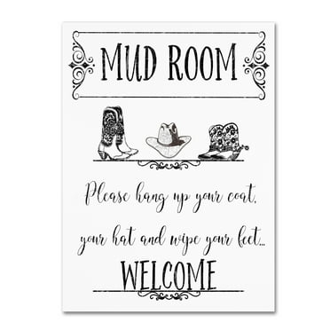 Trademark Fine Art 'Mud Room 5' Canvas Art by Jean Plout