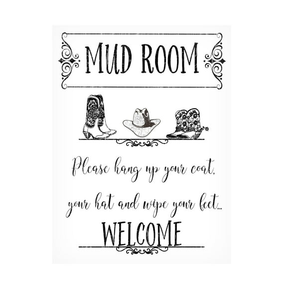 Trademark Fine Art 'Mud Room 5' Canvas Art by Jean Plout