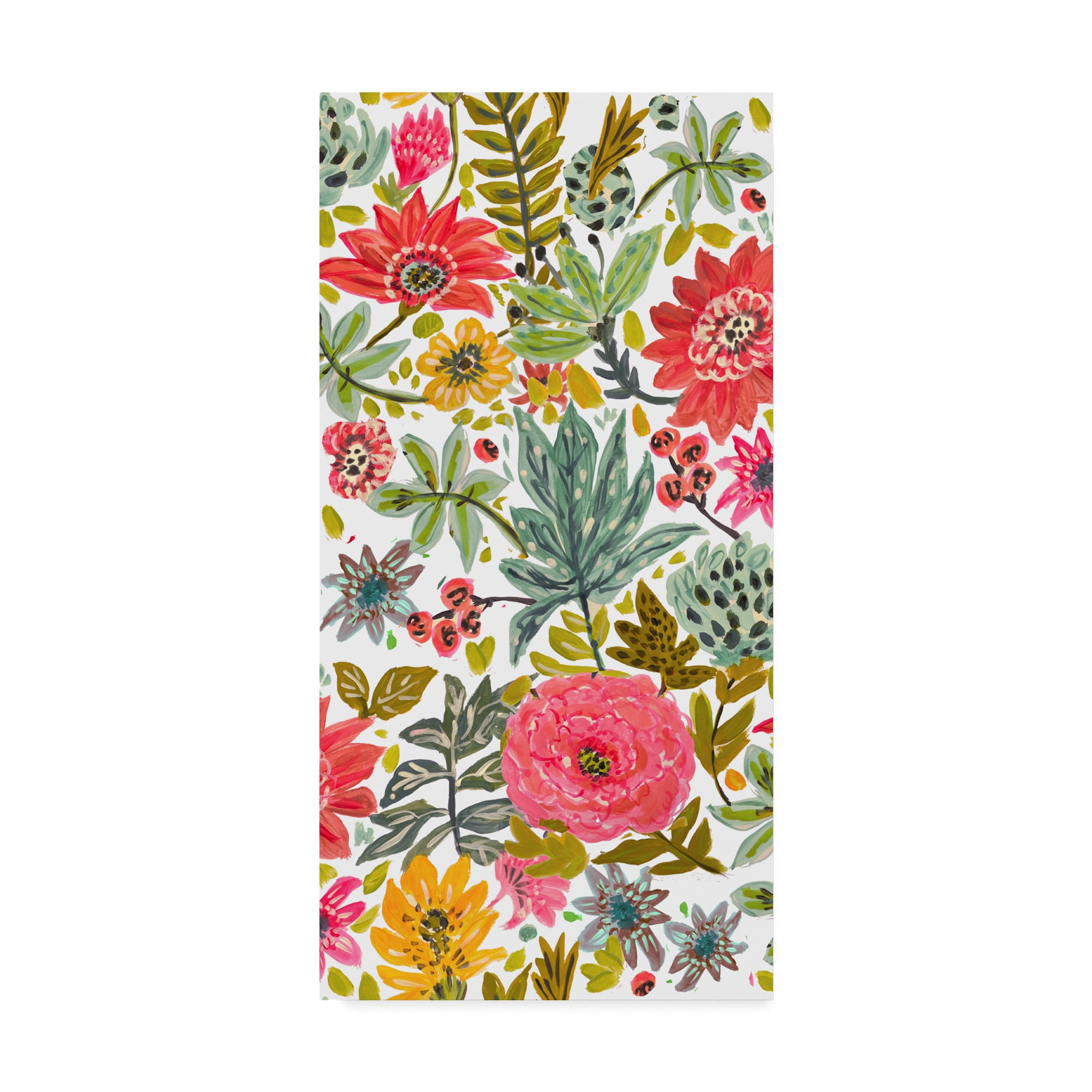 Trademark Fine Art 'Multi Bloom Floral I' Canvas Art by Karen Fields