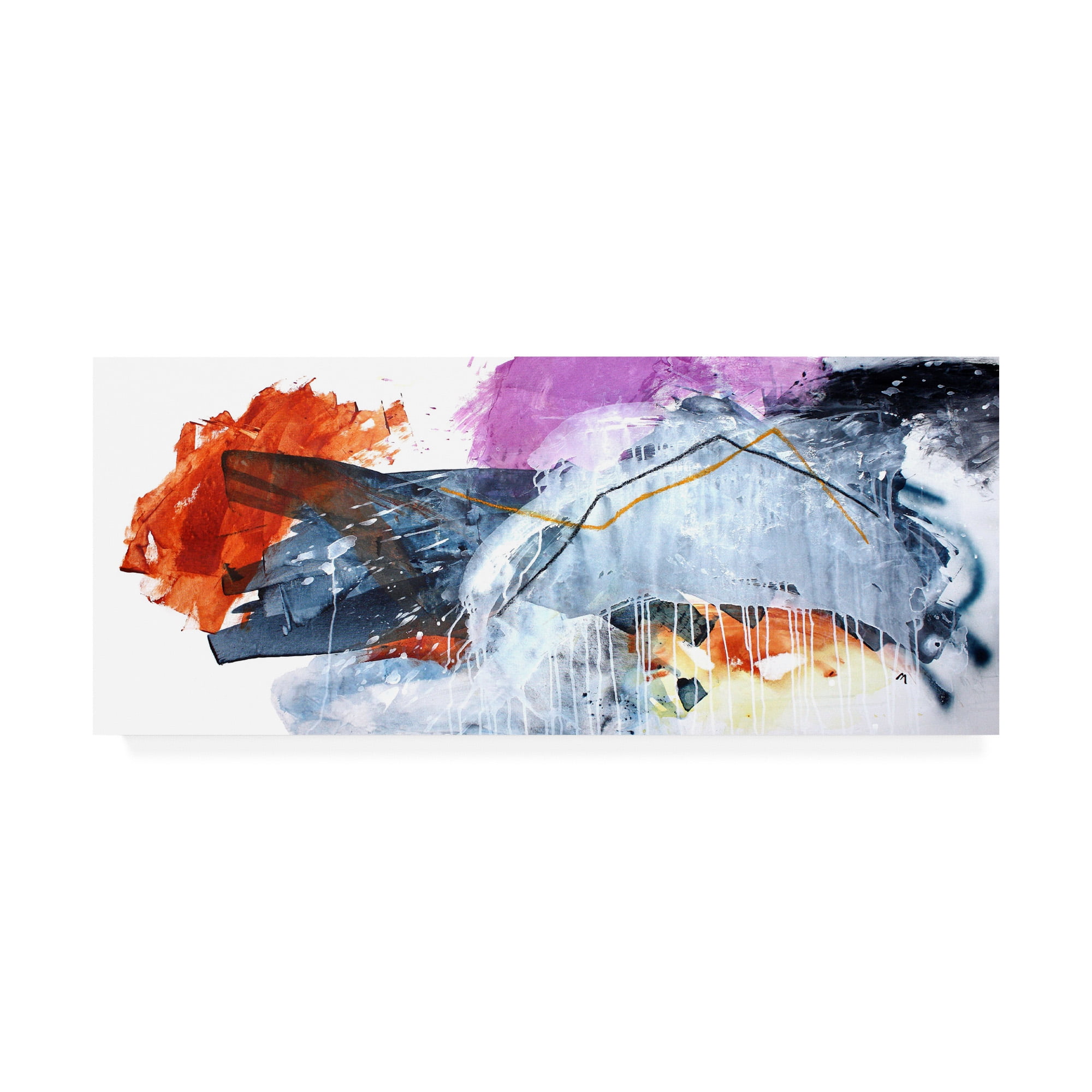 Trademark Fine Art 'Multicolored Breakthrough' Canvas Art by Melissa McGil