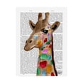 thumbnail image 1 of Trademark Fine Art 'Multicolored Giraffe' Canvas Art by Fab Funky, 1 of 3