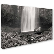 Trademark Fine Art "Multnomah BW" Canvas Art by Pierre Leclerc