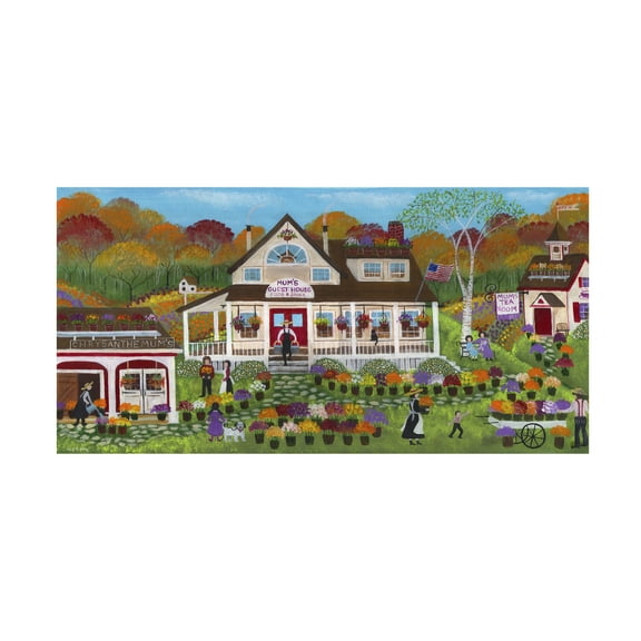 Trademark Fine Art 'Mum's Guest House' Canvas Art by Cheryl Bartley
