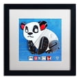 thumbnail image 1 of Trademark Fine Art ''Munch the Panda'' by Design Turnpike 16' x 16' White Matted Black Frame (ALI126, 1 of 4
