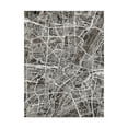 thumbnail image 1 of Trademark Fine Art 'Munich Germany City Map Black' Canvas Art by Michael Tompsett, 1 of 4