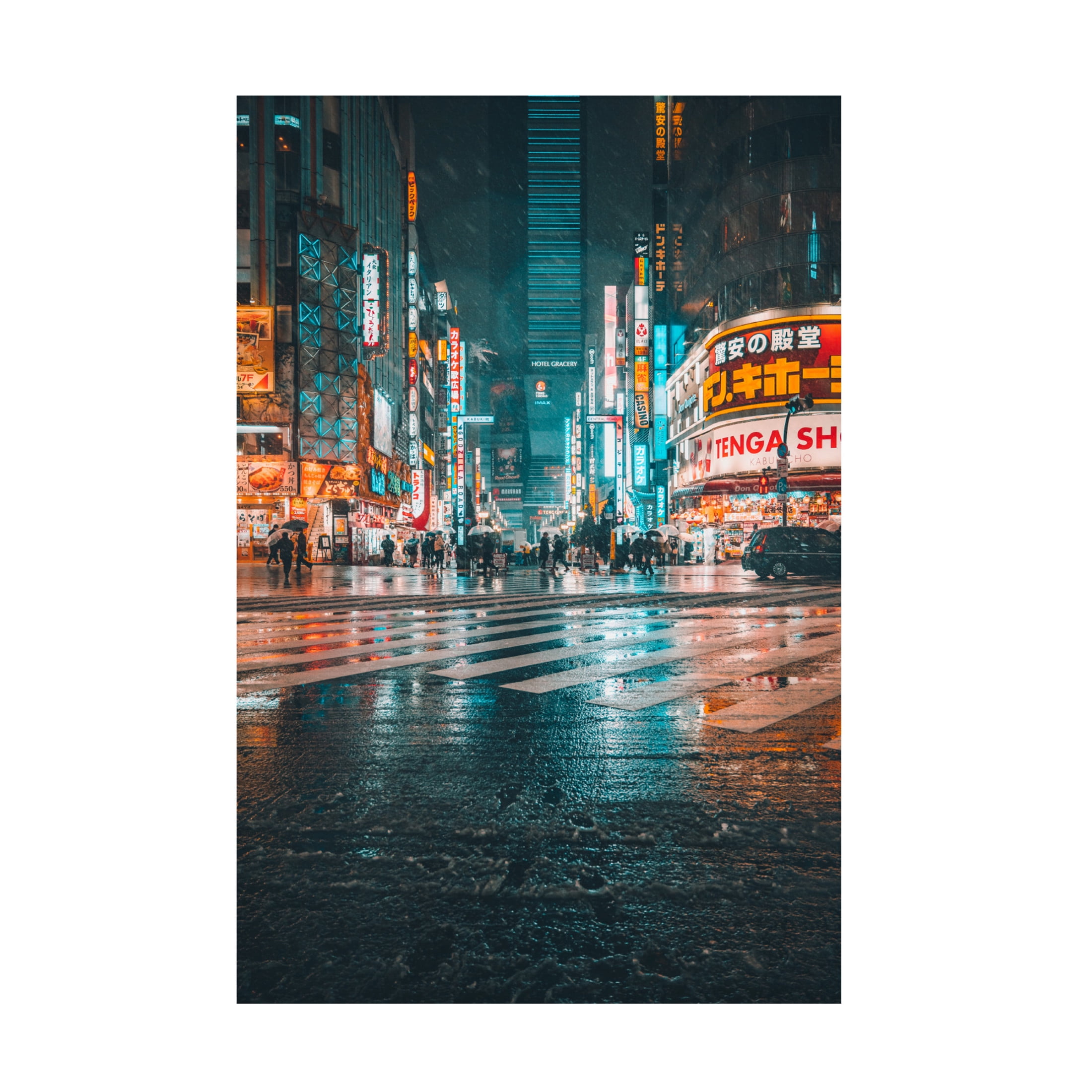 Trademark Fine Art Murakyami Daichi On The Street Canvas Wall Art
