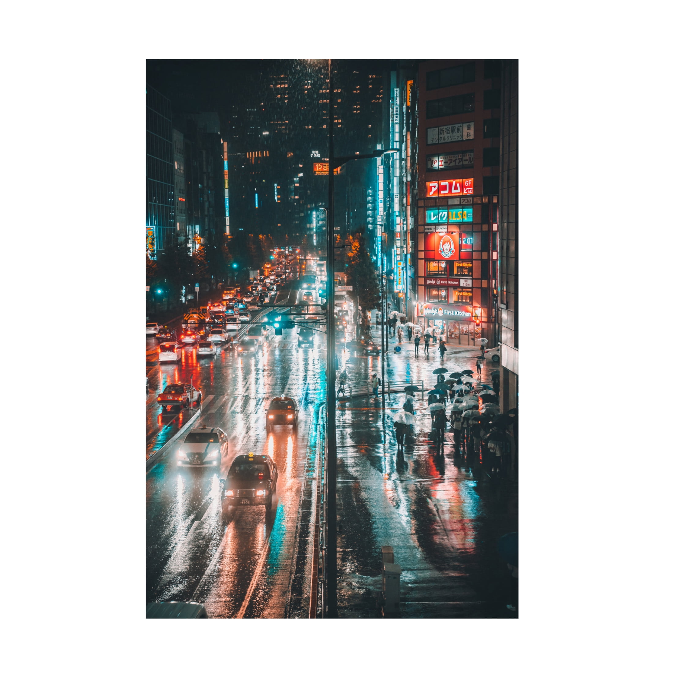 Trademark Fine Art Murakyami Daichi On The Street Canvas Wall Art