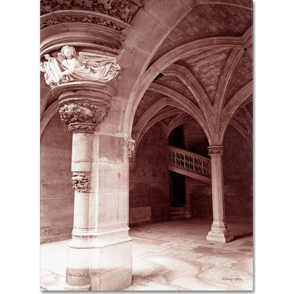 Sepia Architectural Canvas Art Print, 20" x 15"
