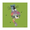 thumbnail image 1 of Trademark Fine Art 'Music Cat' Canvas Art by Whiskers Studio, 1 of 3