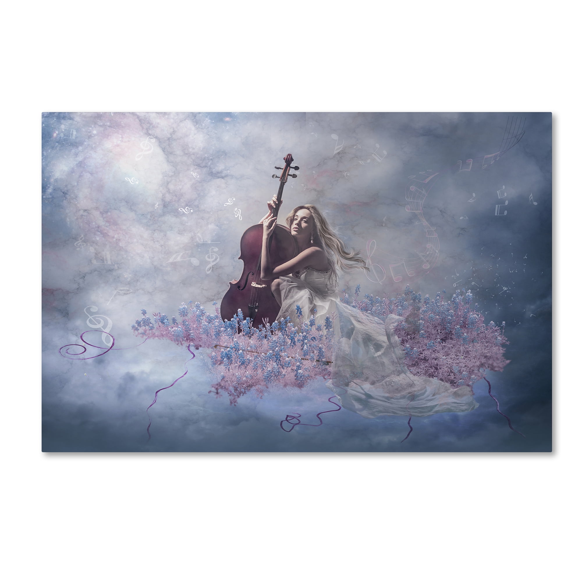 Trademark Fine Art 'Music Of The Soul' Canvas Art by Natalia Simongulashvili