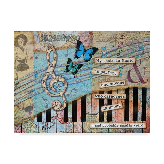 Trademark Fine Art 'Musical Perfection' Canvas Art by Let Your Art Soar