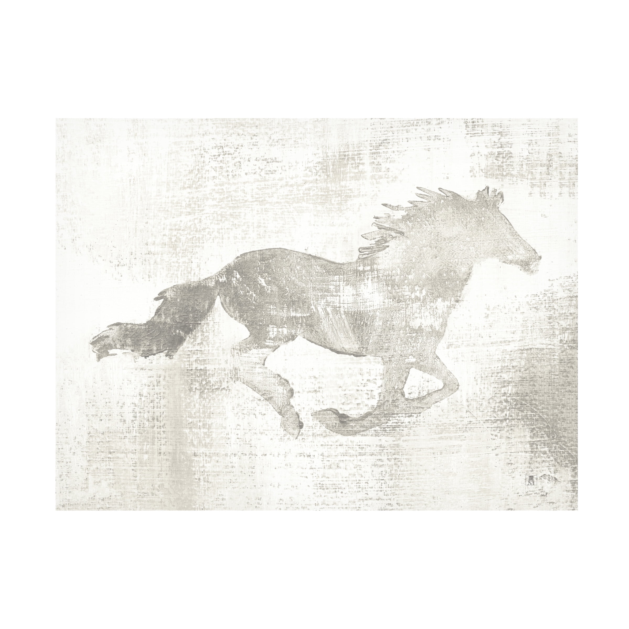 Trademark Fine Art 'Mustang Study Neutral' Canvas Art by Studio Mousseau