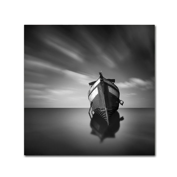 Trademark Fine Art "My Boat IV" Canvas Art by Moises Levy