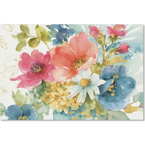 Trademark Fine Art "My Garden Bouquet I" Canvas Art by Lisa Audit