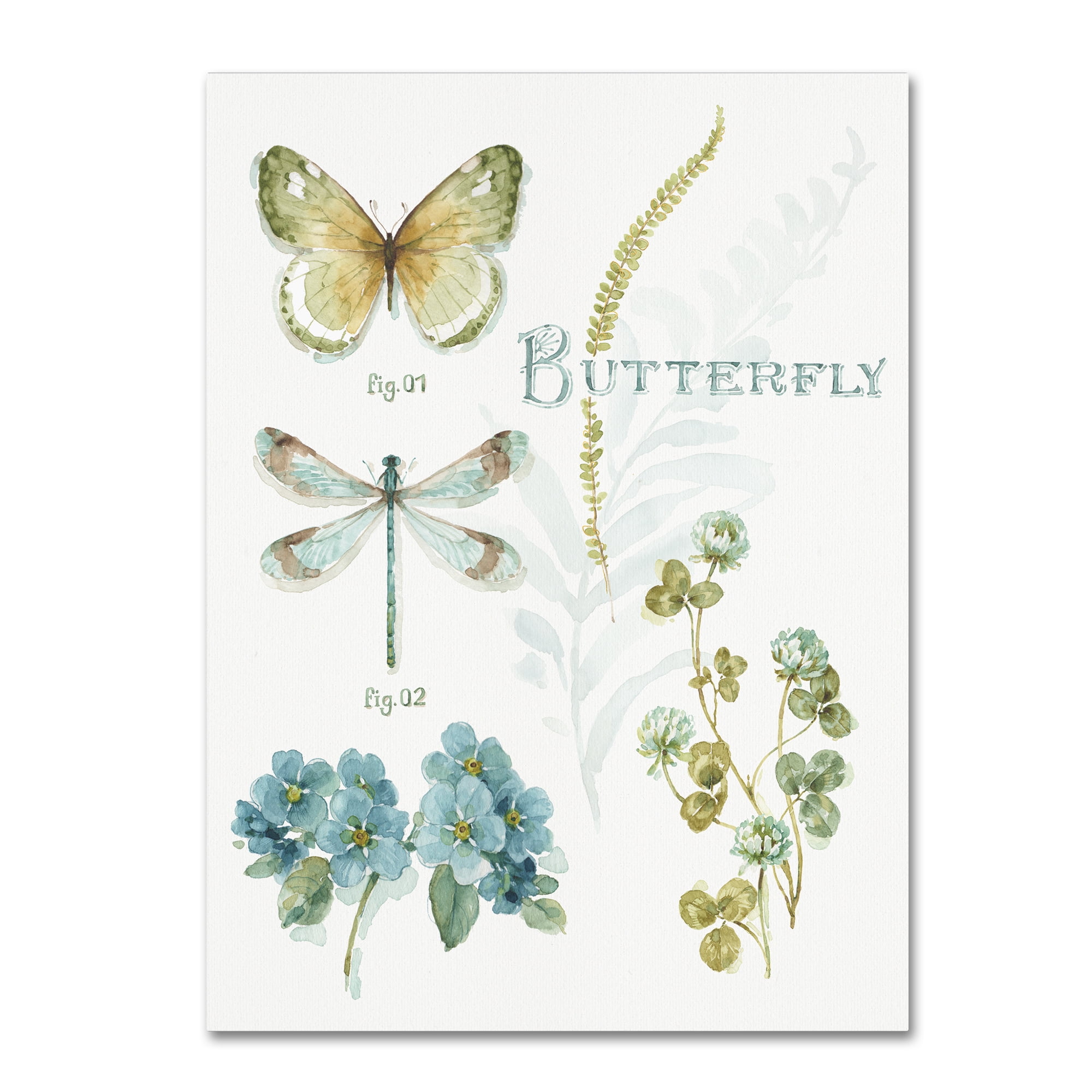 Trademark Fine Art "My Greenhouse Botanical I" Canvas Art by Lisa Audit