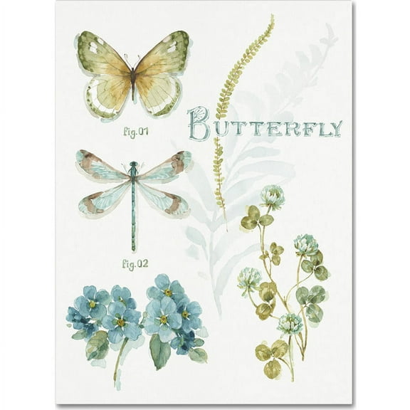 Trademark Fine Art "My Greenhouse Botanical I" Canvas Art by Lisa Audit