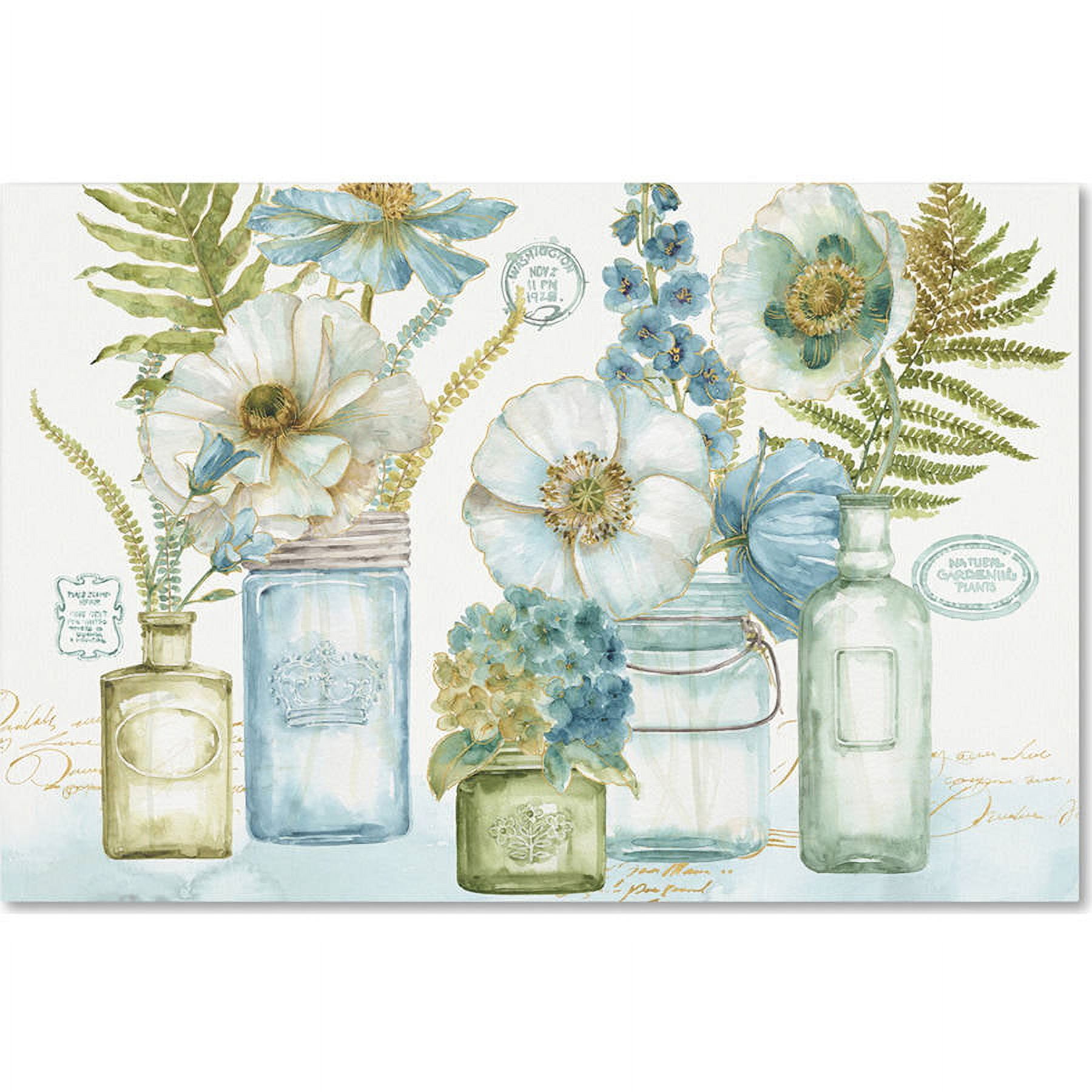 Trademark Fine Art "My Greenhouse Bouquet I" Canvas Art by Lisa Audit