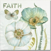 Trademark Fine Art "My Greenhouse Flowers Faith" Canvas Art by Lisa Audit
