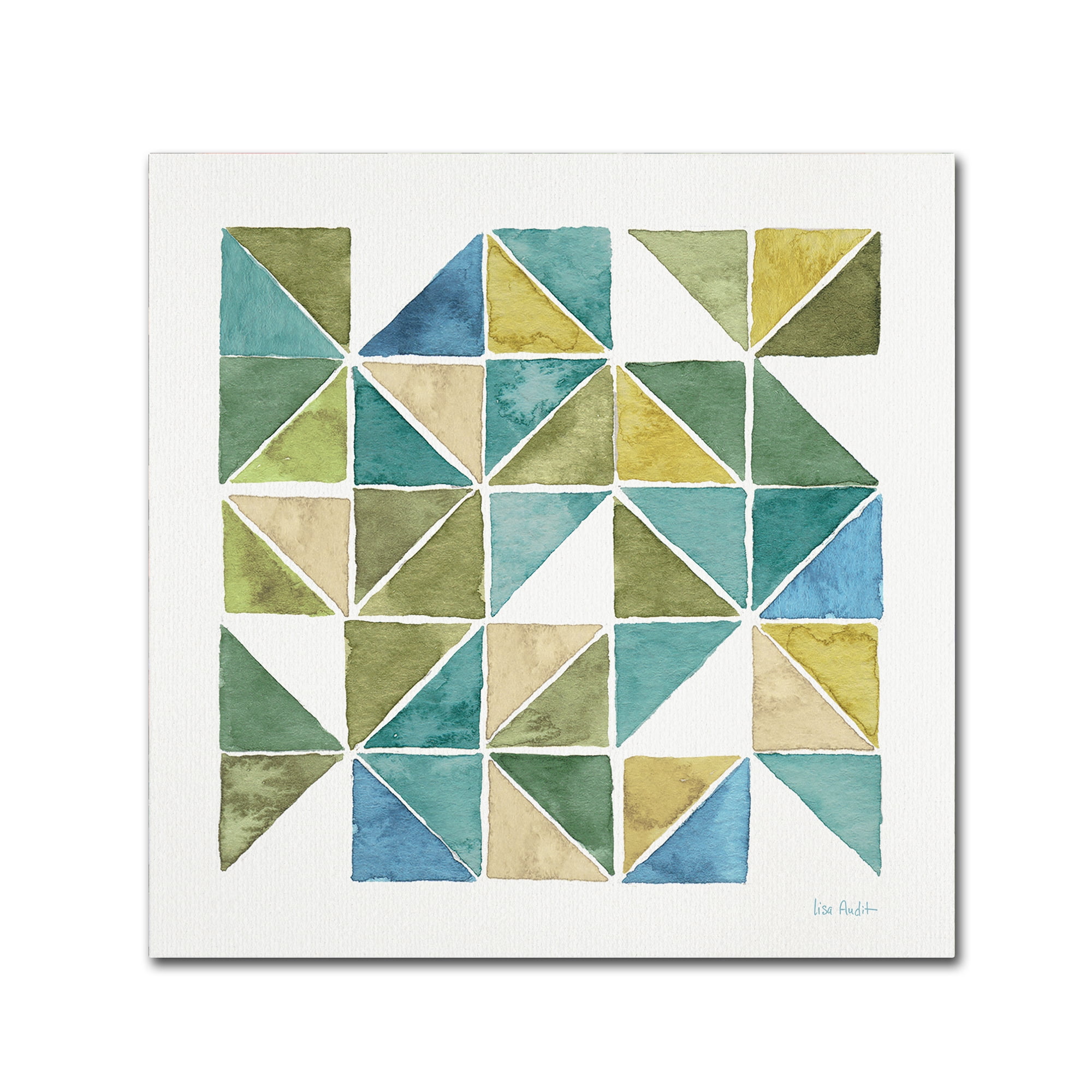 Trademark Fine Art "My Greenhouse Geo II" Canvas Art by Lisa Audit