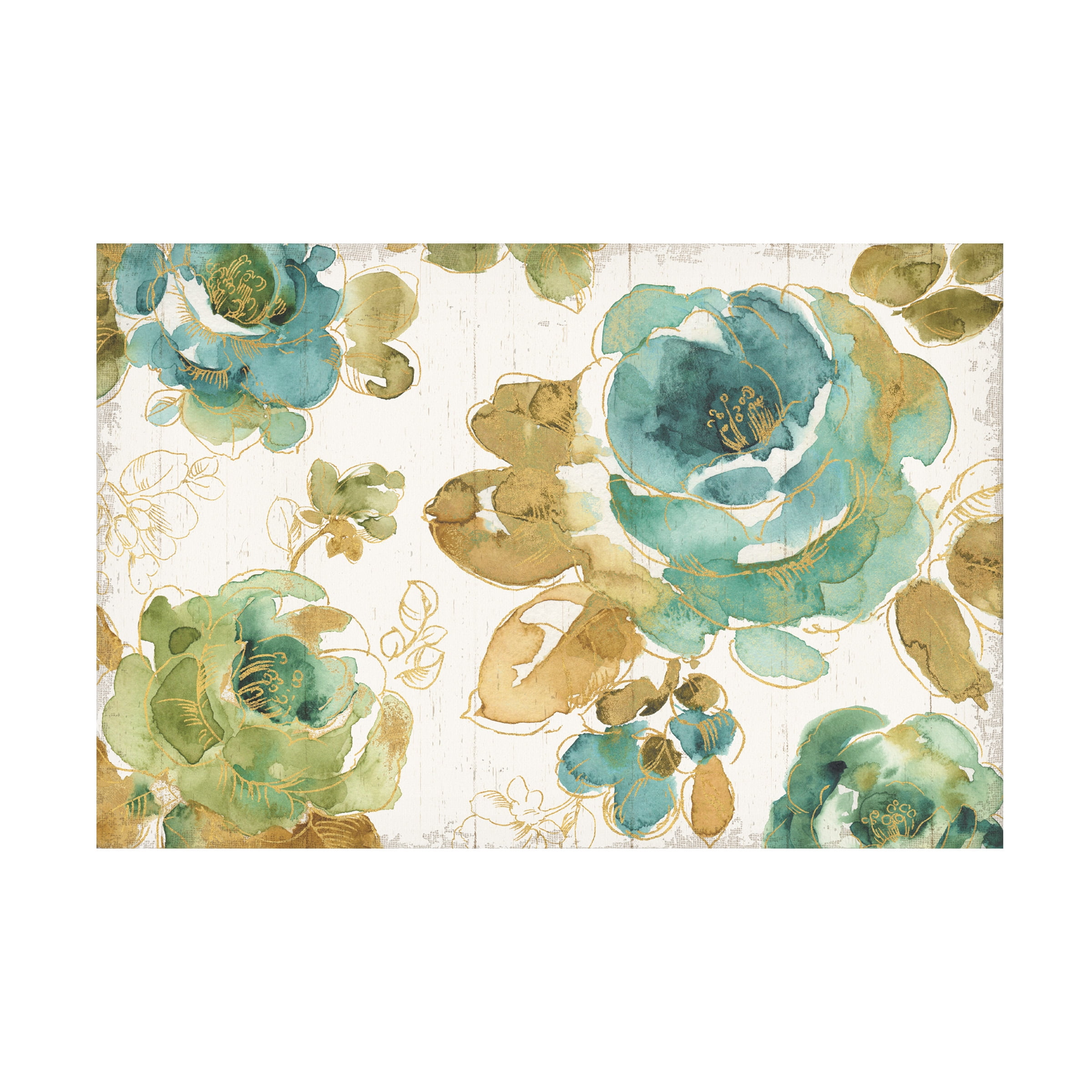 Trademark Fine Art "My Greenhouse Roses I on Wood" Canvas Art by Lisa Audit