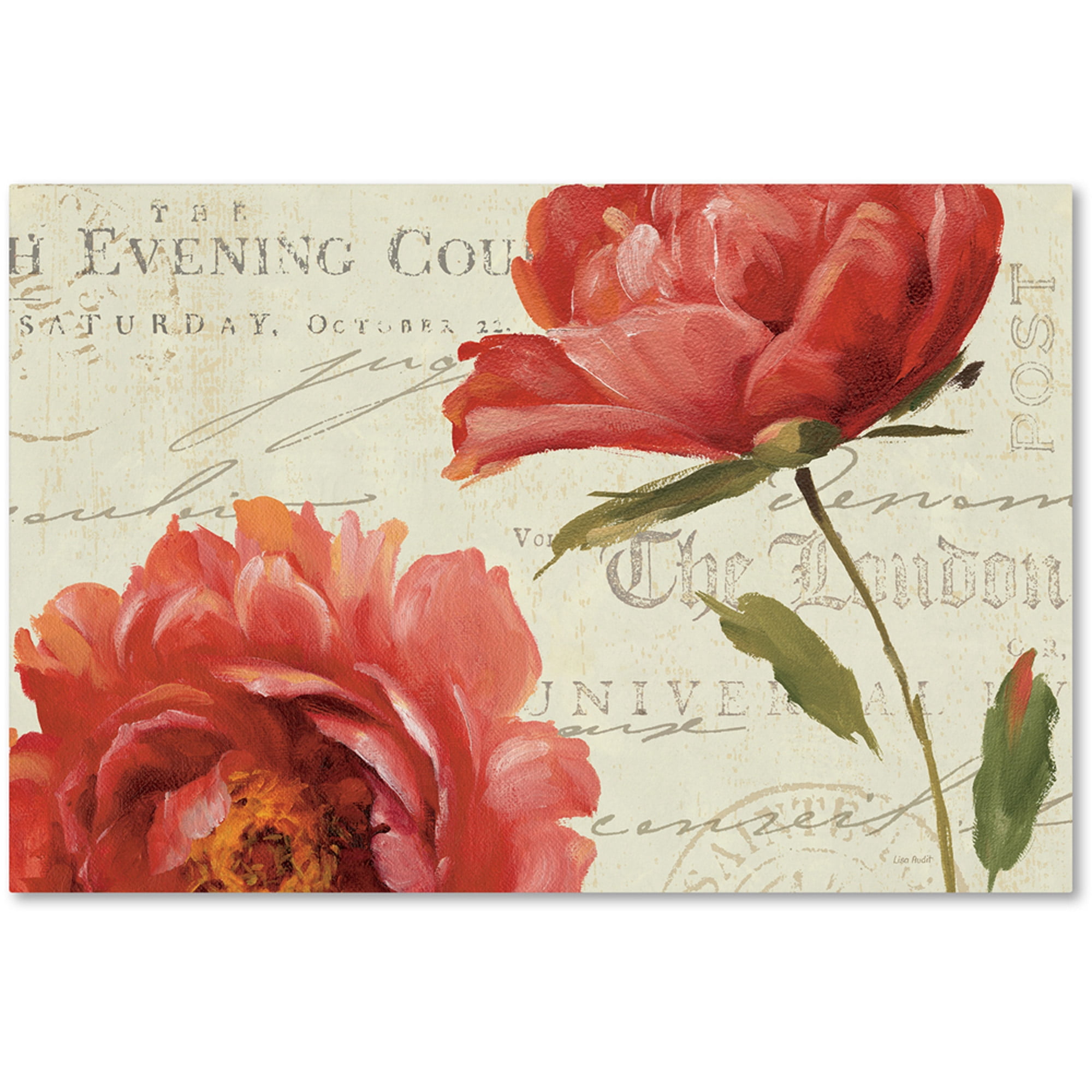 Trademark Fine Art "My Own Words" Canvas Art by Lisa Audit