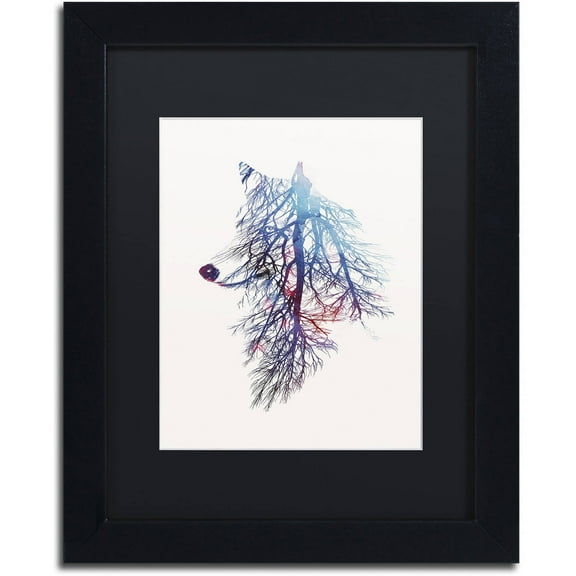 Trademark Fine Art 'My Roots' Canvas Art by Robert Farkas, Black Matte, Black Frame
