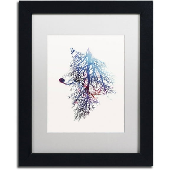 Trademark Fine Art 'My Roots' Canvas Art by Robert Farkas, White Matte, Black Frame