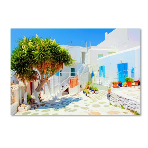 Trademark Fine Art 'Mykonos I' Canvas Art by Dieter Matthes