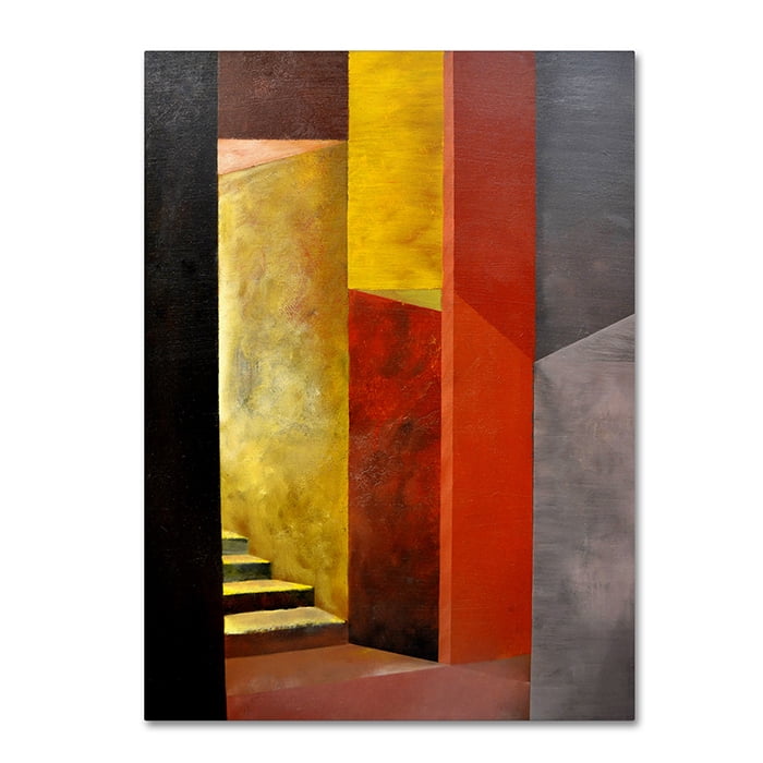 Trademark Fine Art "Mystery Stairway" Canvas Art by Michelle Calkins